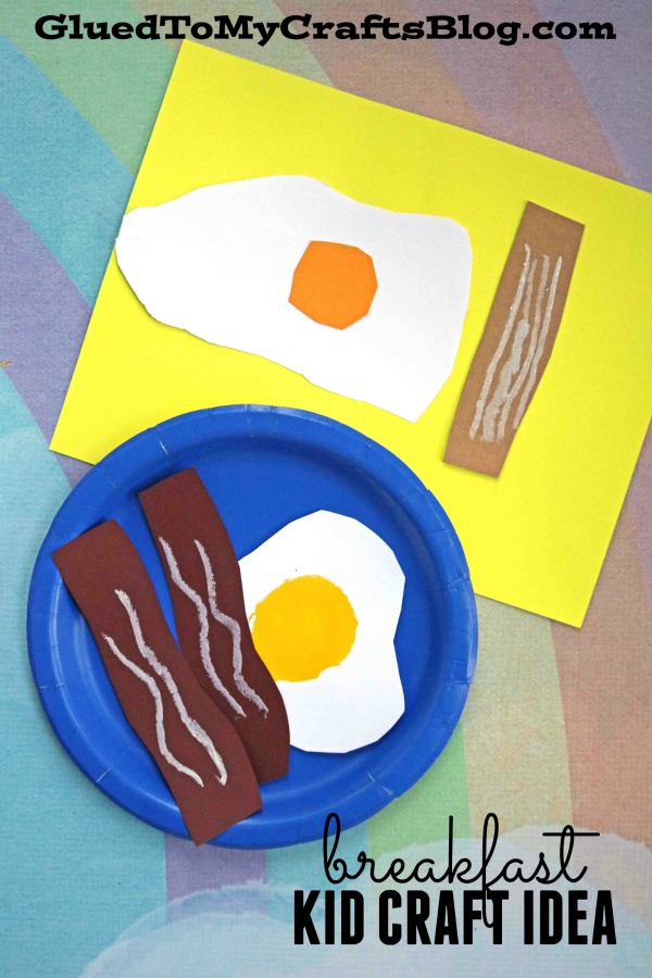 Day 2- Tuesday- Paper pretending breakfast - cutting and pasting